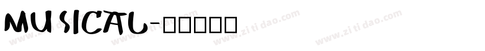 MUSICAL字体转换
