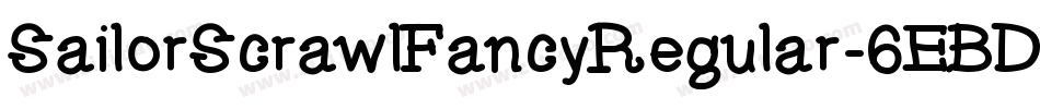 SailorScrawlFancyRegular-6EBD字体转换