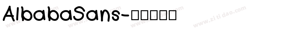 AlbabaSans字体转换