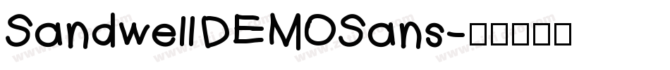 SandwellDEMOSans字体转换