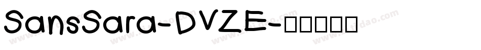 SansSara-DVZE字体转换
