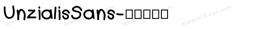 UnzialisSans字体转换