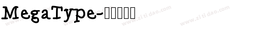 MegaType字体转换