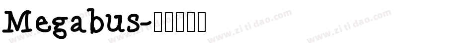 Megabus字体转换