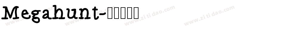 Megahunt字体转换