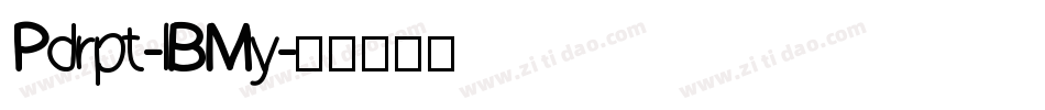 Pdrpt-lBMy字体转换