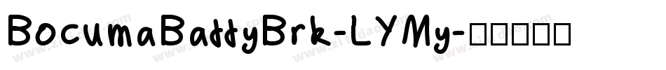 BocumaBattyBrk-LYMy字体转换
