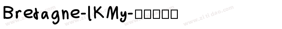 Bretagne-lKMy字体转换