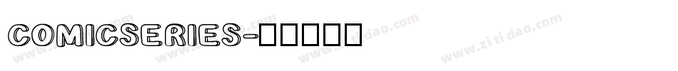 COMICSERIES字体转换
