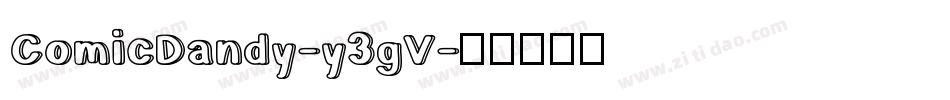 ComicDandy-y3gV字体转换