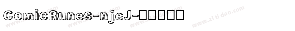 ComicRunes-njeJ字体转换