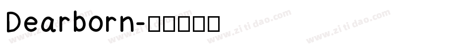 Dearborn字体转换