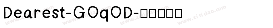 Dearest-GOqOD字体转换