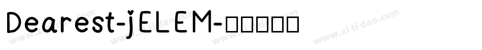 Dearest-jELEM字体转换