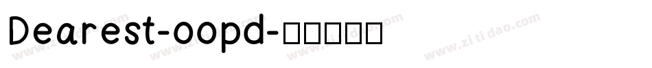Dearest-oopd字体转换