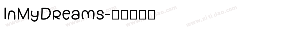 InMyDreams字体转换