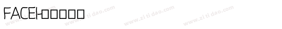 FACEI字体转换