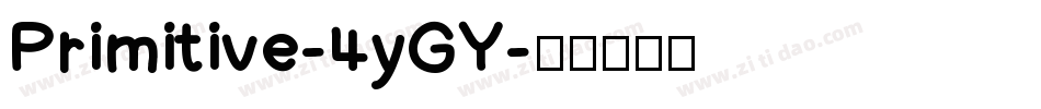 Primitive-4yGY字体转换