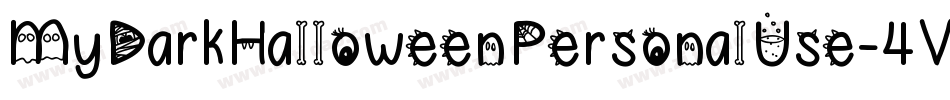 MyDarkHalloweenPersonalUse-4V09字体转换 MyDarkHalloweenPersonalUse-4V09字体转换