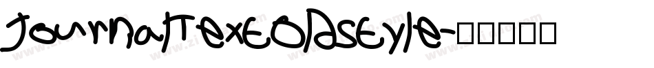 JournalTextOldstyle字体转换