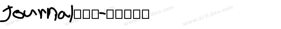 Journal生成器字体转换