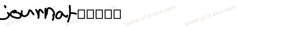 journal字体转换
