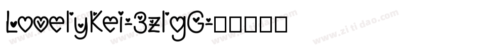 LovelyKei-3zlgG字体转换