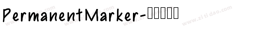 PermanentMarker字体转换