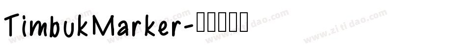 TimbukMarker字体转换