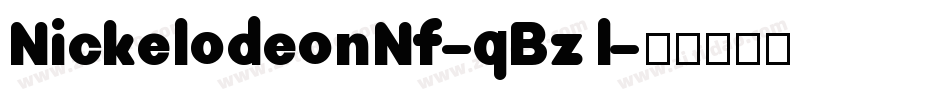 NickelodeonNf-qBz1字体转换