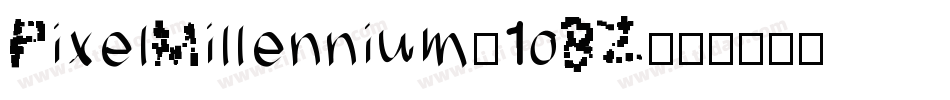 PixelMillennium-1oBZ字体转换