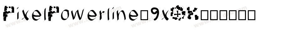 PixelPowerline-9xOK字体转换