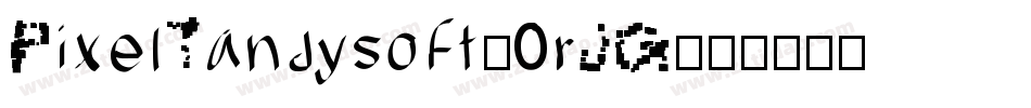 PixelTandysoft-0rJG字体转换