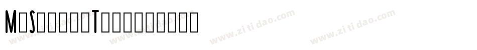 MySkinnyType字体转换