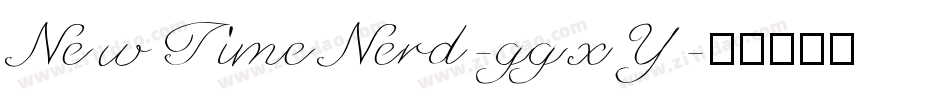 NewTimeNerd-ggxY字体转换