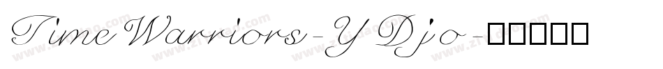 TimeWarriors-YDjo字体转换