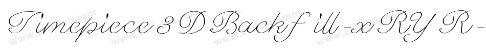 Timepiece3DBackfill-xRYR字体转换