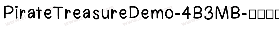 PirateTreasureDemo-4B3MB字体转换