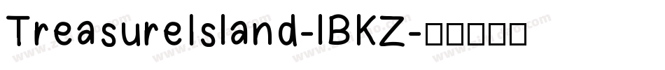 TreasureIsland-lBKZ字体转换