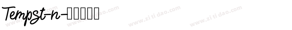 Tempst-n字体转换