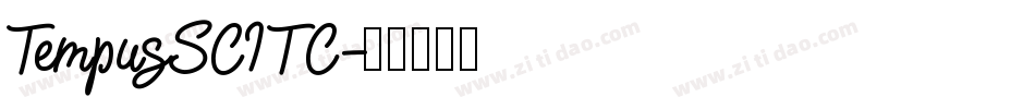 TempusSCITC字体转换