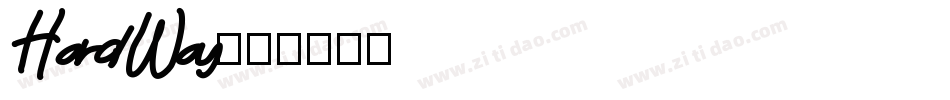 HardWay字体转换