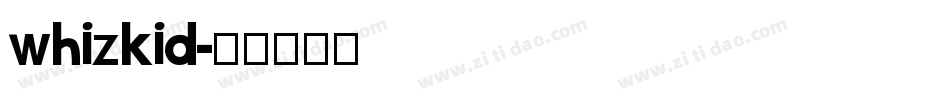 whizkid字体转换