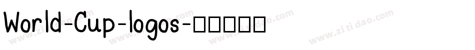 World-Cup-logos字体转换