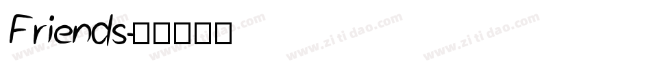 Friends字体转换