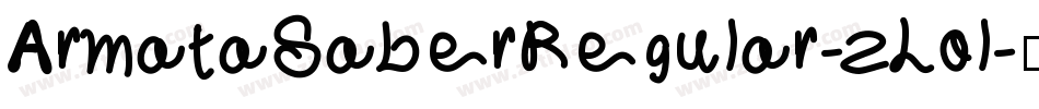 ArmataSaberRegular-zLol字体转换