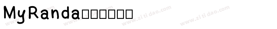 MyRanda字体转换