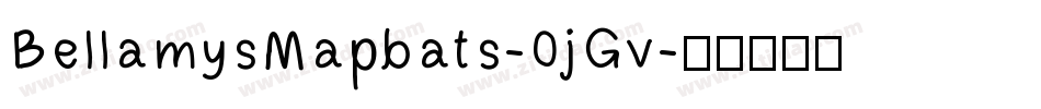 BellamysMapbats-0jGv字体转换