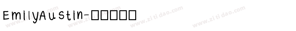 EmilyAustin字体转换