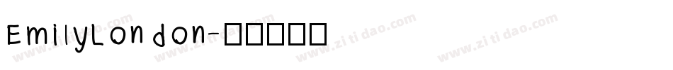 EmilyLondon字体转换